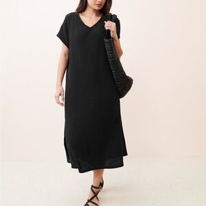 JENNI KAYNE Black Cypress Caftan Dress | M